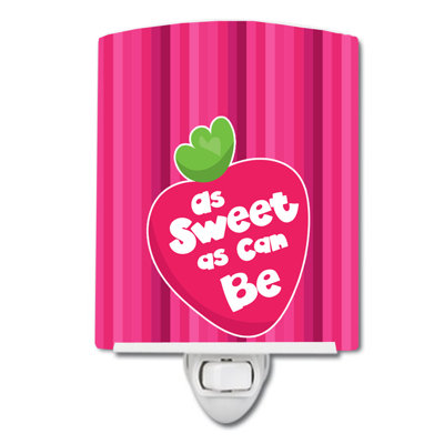 Strawberry as Sweet as Can Be Ceramic Night Light