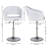 360°Vanity Chair With Adjustable Height Plated Frame Of 2 Pack