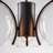 3-light Modern Black Chandeliers