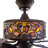 52'' Nevels 5 - Blade Magna Carta Ceiling Fan with Stained Glass Shade-47443823-30279499