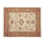 Wool Oriental Area Rug in Ivory/Rose