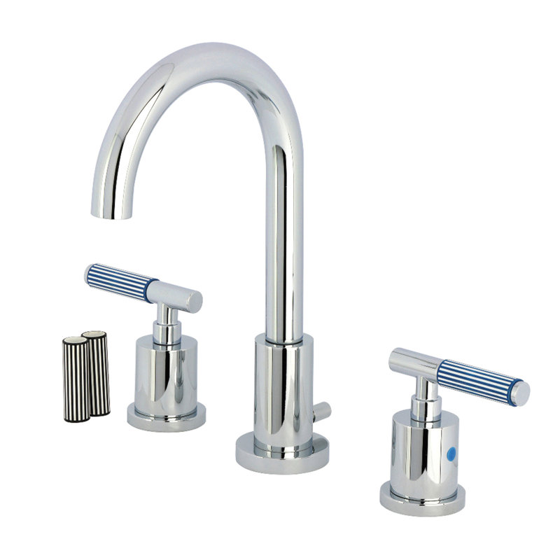 Robinet de salle de bain Kingston Kingston FSC8923KPS, Chrome poli