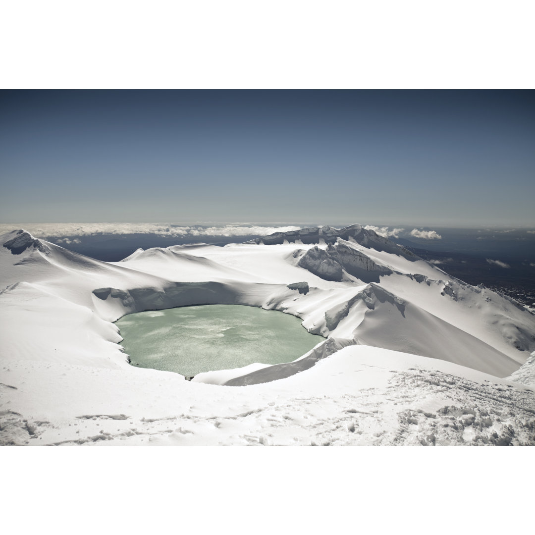 Mt. Ruapehu Kratersee - Leinwandbild