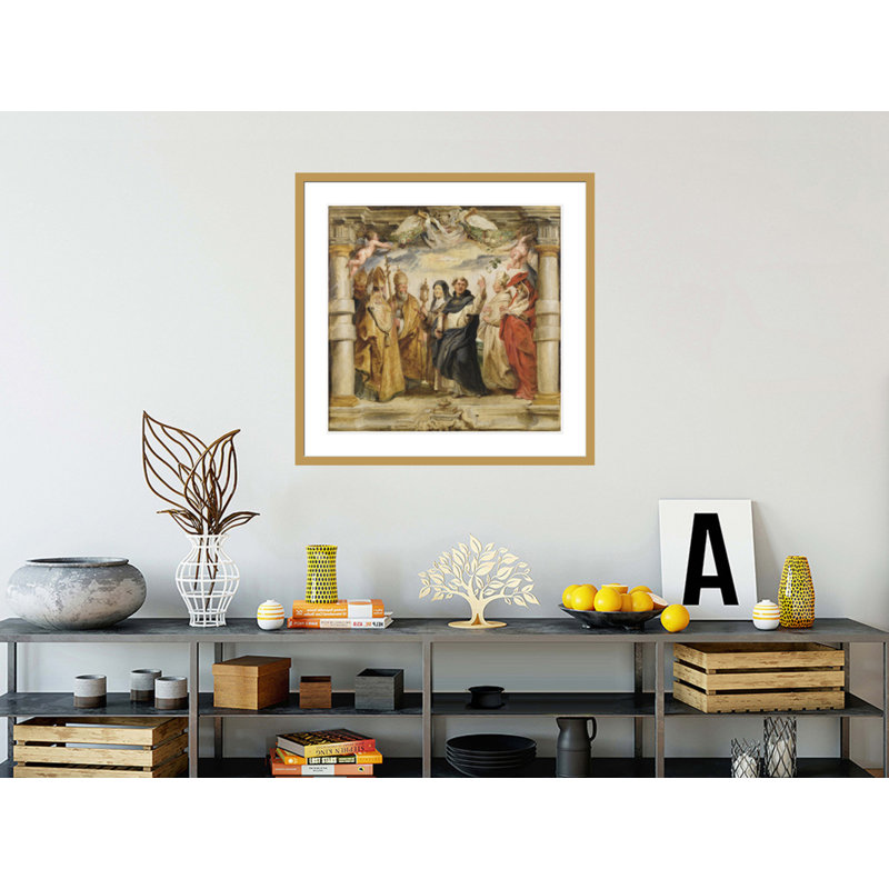 «The Defenderers of the Eucharist» par Peter Paul Rubens, impression giclée encadrée, H 33,5 po x l 34,29 po