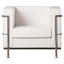 Fauteuil en similicuir avec barre double-407295040