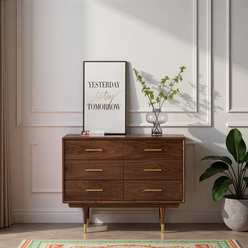 Commode d'appoint simple et moderne, 29.92" H x 31.5" W x 15.75" D