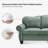 Eugene 81" Traditional Genuine Leather Sofa-2064026878