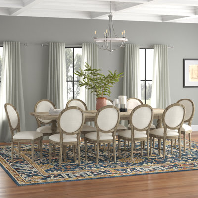 Traci Butterfly Leaf Dining Set (10 Chairs)