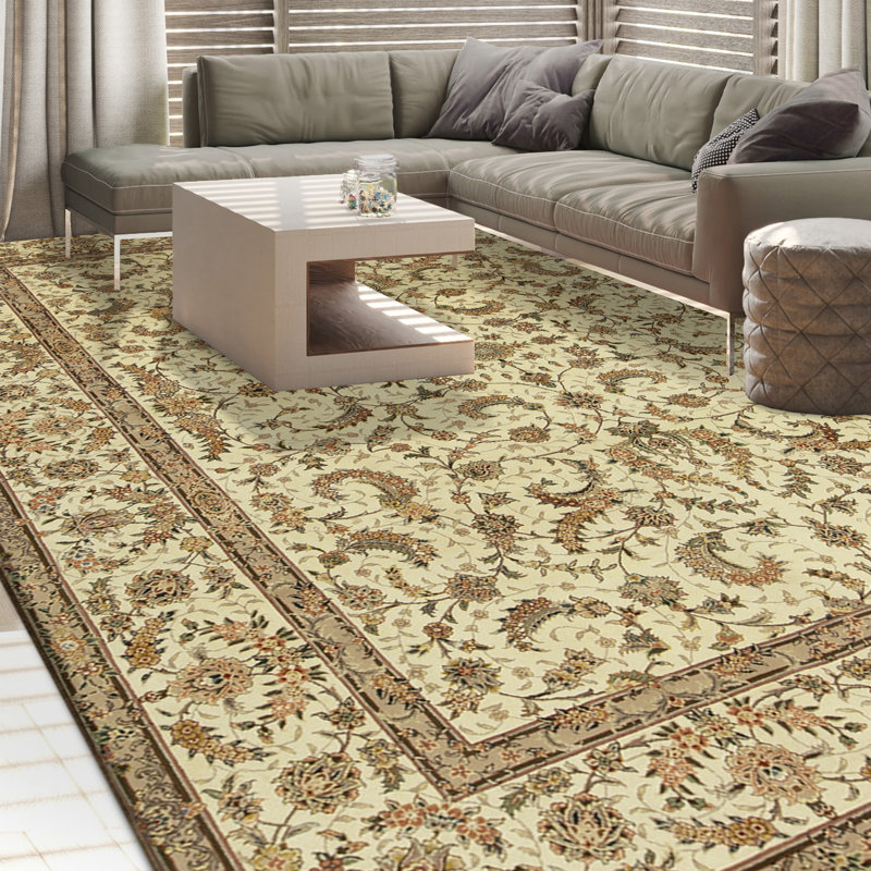 Tapis rectangulaire noué à la main