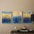 Abstract  Series  II  -Set Of 3 Framed Giclee Prints -Ready to Hang-107252095-107252093