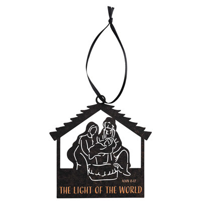 Ornament The Light Of The World 4"