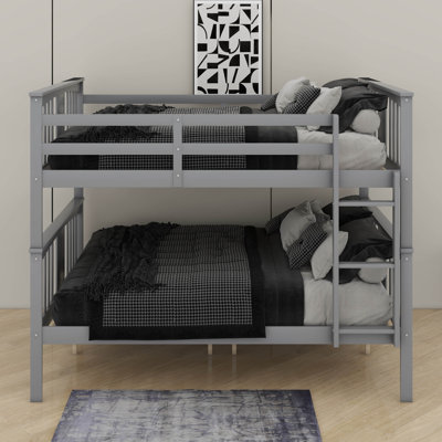 Full Over Full Bunk Bed With Ladder