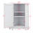 Bathroom Corner Storage Cabinet With Doors, Triangle Floor Cabinet, Wood Corner Storage Organization With Adjustable Shelves-759760923