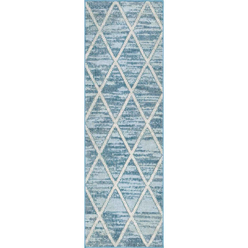 Geometric Indoor Rug, Runner 2'2" x 6'1"