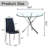 5 - Piece Pedestal Dining Set-1102361406-1102361408
