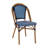 Rylan Indoor/Outdoor Commercial Bistro Set with Table and Two Chairs-1882098087