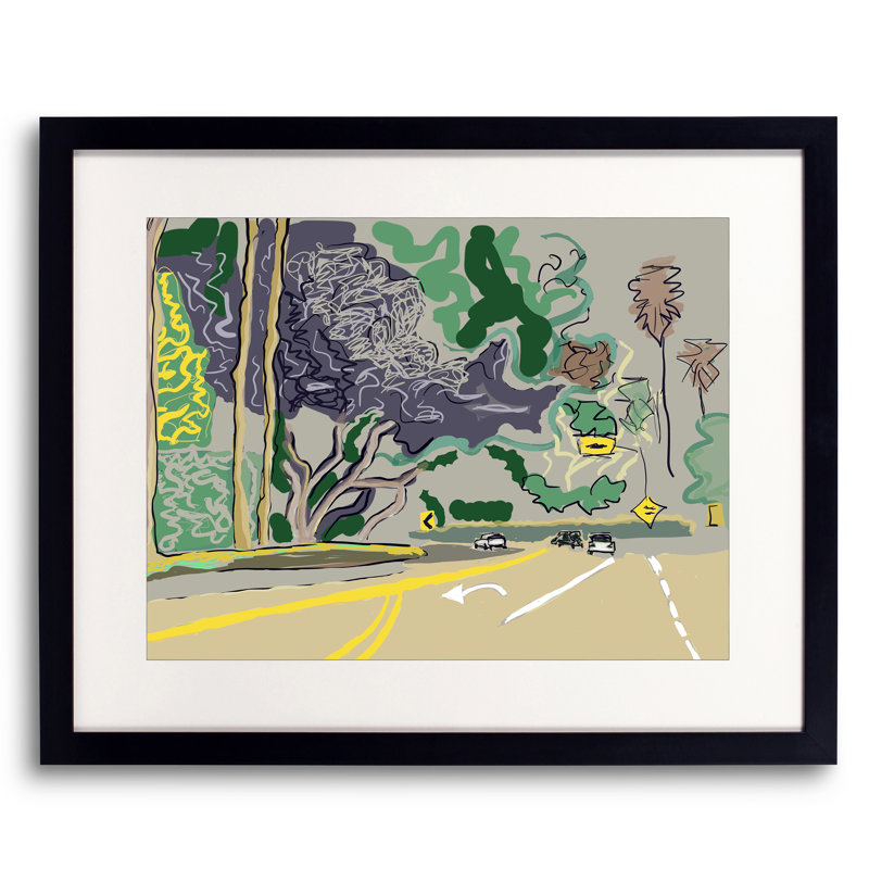 Coucher de soleil à Beverly Glen par Deborah Blum, H 17,25 po x l 21,25 po x P 0,875 po