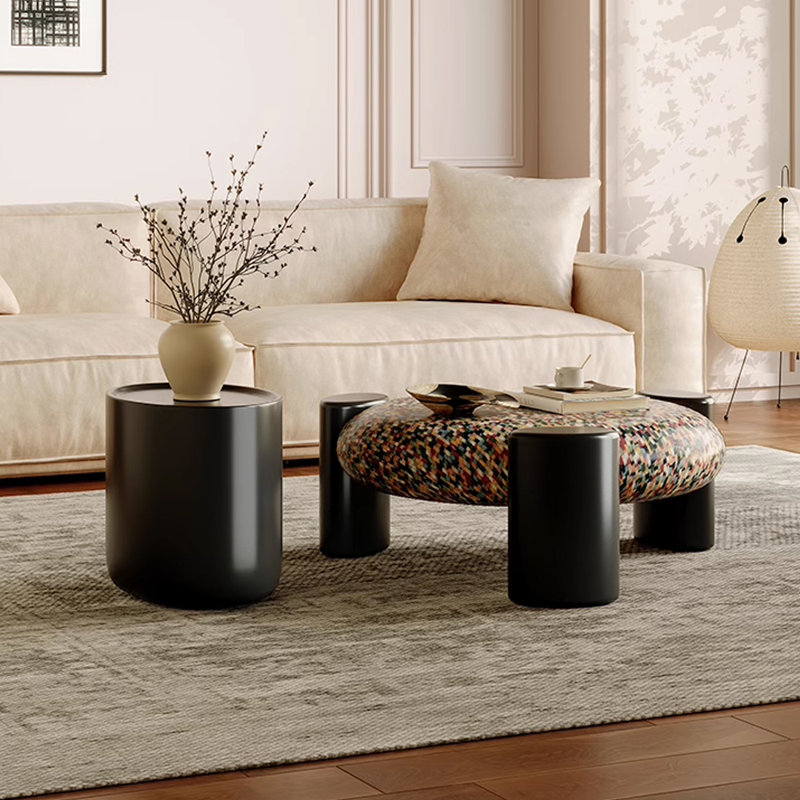 Premium Rainbow Colour Coffee Table Set