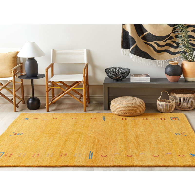 Etude Geometric Wool Hand Woven Area Rug, Rectangle 160 x 230cm