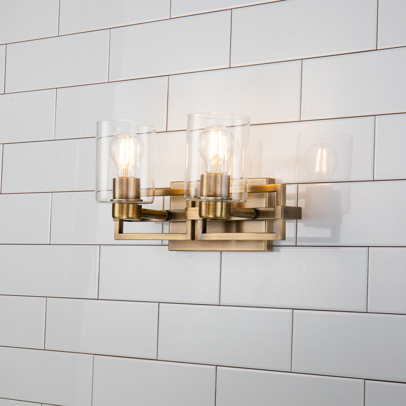 Estes 2 - Light Vanity Light, Brass