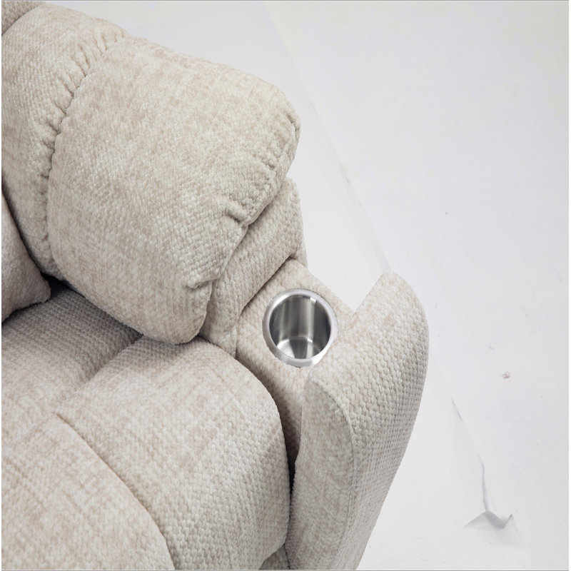 Power Lift Recliner Chair For Big And Tall Seniors: Lay Flat Lift Chair With Heat And Massage, Reclining To 180, 4 OKIN Motors, Adjustable Headrest And Lumbar
