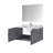 Bath Vanity With Faucet Set And LED Mirror