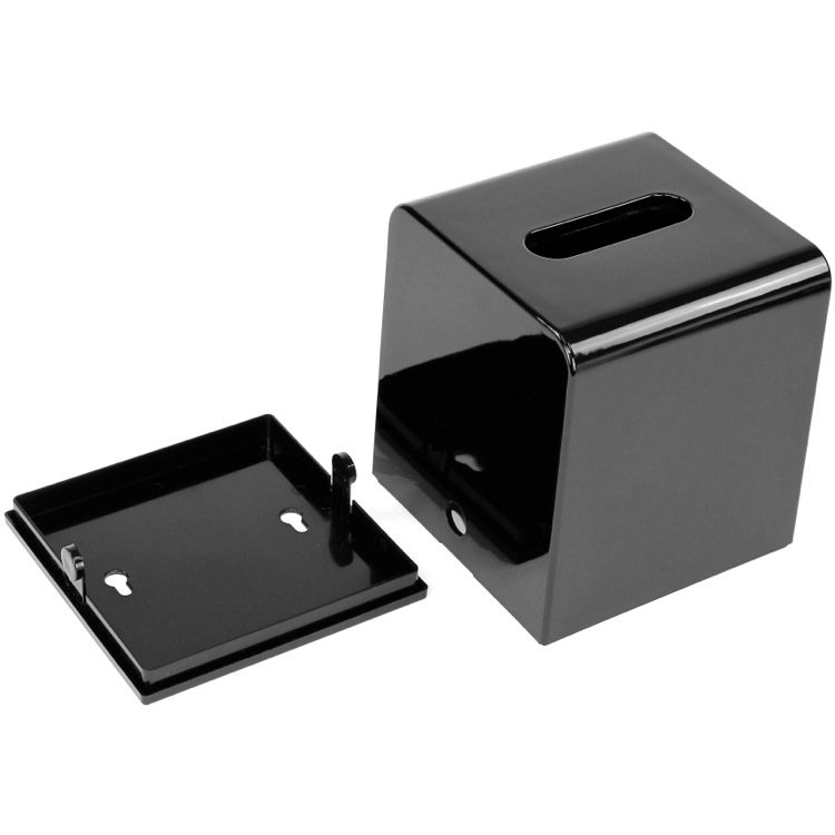 Housse pour boîte de tissu Leveille, Noir