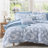 Comforter Set -7 Pieces Botanical Olive Green Comforter for All Seasons, Bed in a Bag with Flowers Floral Comforter, Sheets, Pillowcases & Shams-124311211-111986125