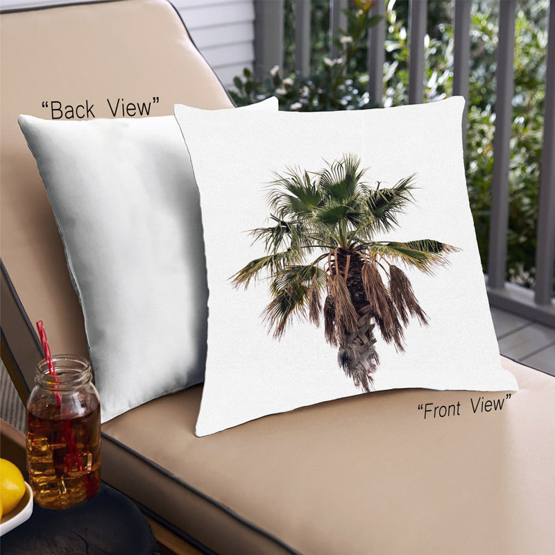 Coussin Plants Palm Tree 69, Microsuède
