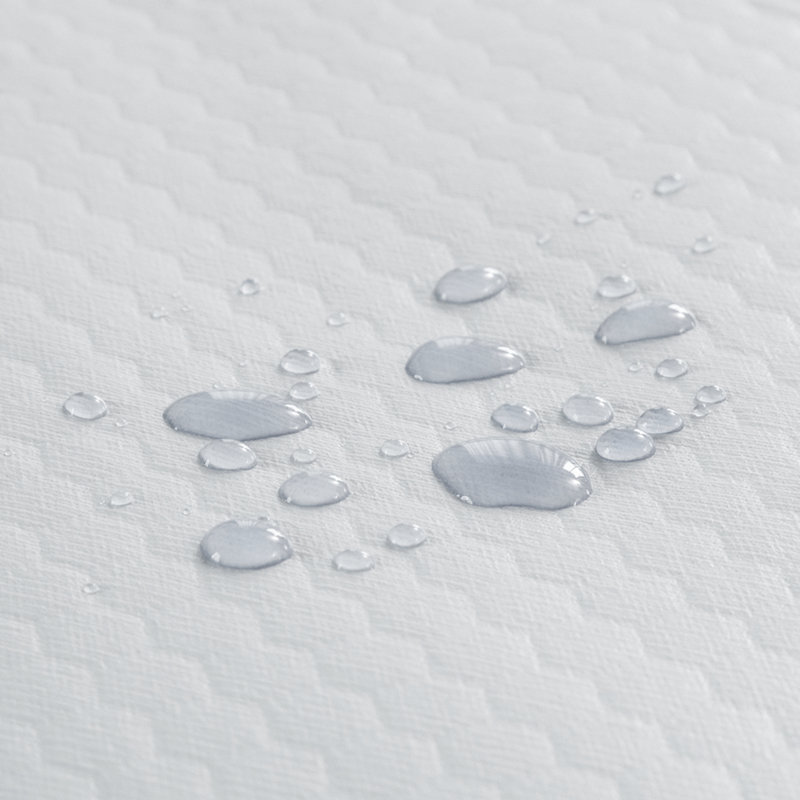 Housse de protection pour matelas imperméable et antibactérienne, Lit simple