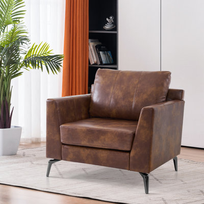 Fauteuil d'appoint moderne, fauteuil rembourré, fauteuils simples