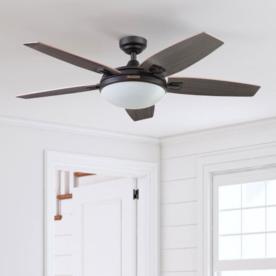 Ensemble de ventilateur de plafond 48 po avec télécommande Carmel