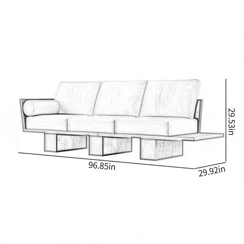 Modern Simple Solid Wood Sofa