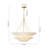 6 - Light Coastal Medieval Rope Tiered Gull Pendant Light