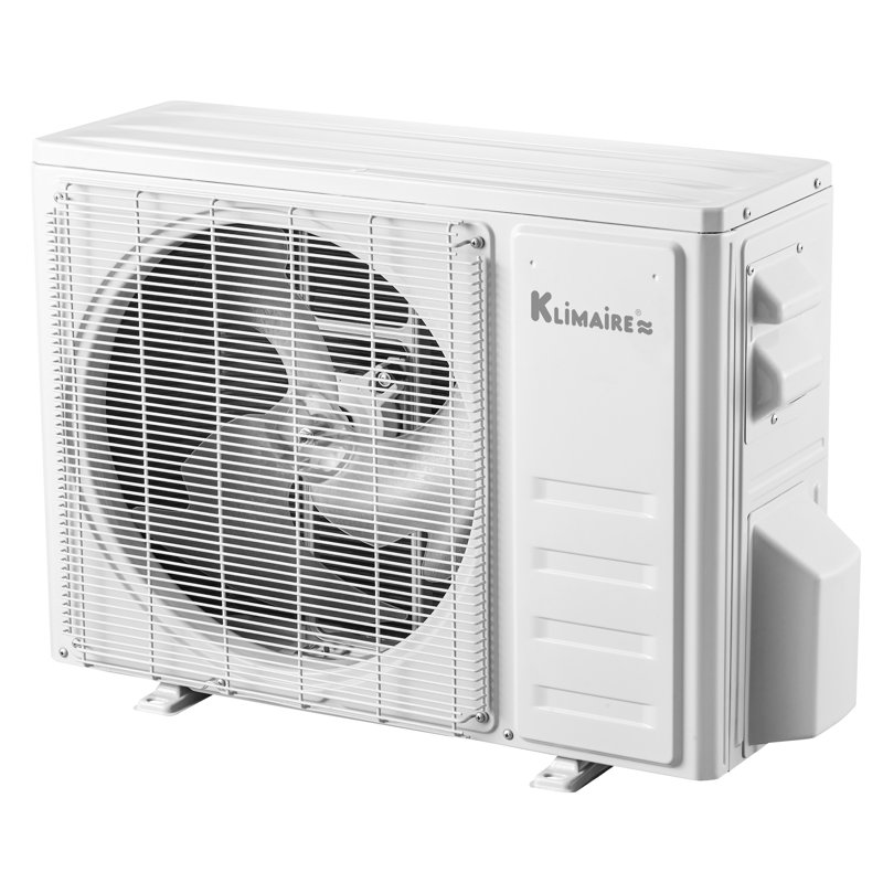 Klimaire 12,000 BTU White Wall-Mounted Ductless Mini Split with Heater and Remote