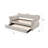 Adkins Beige Linen Daybed W/Trundle (Twin)-1132672565