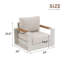 Fauteuil de patio avec coussins