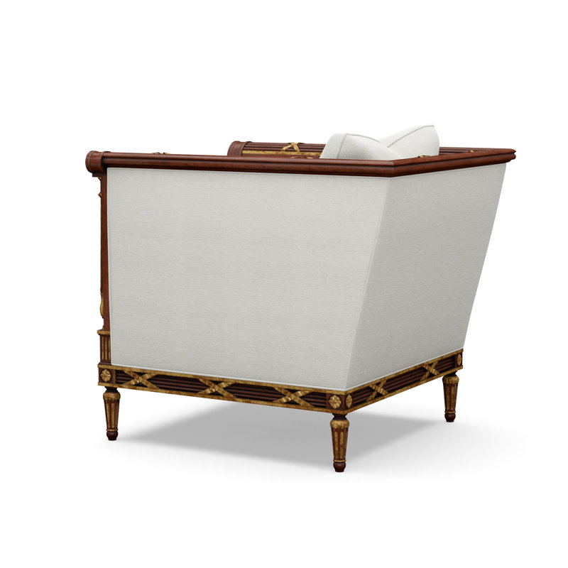 The Regent's Visit  Accent Chair, Neutral Olefin Blend
