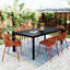 Chaises de salle à manger de patio-385068747