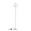 Arvonio 188cm Chrome Traditional Floor Lamp