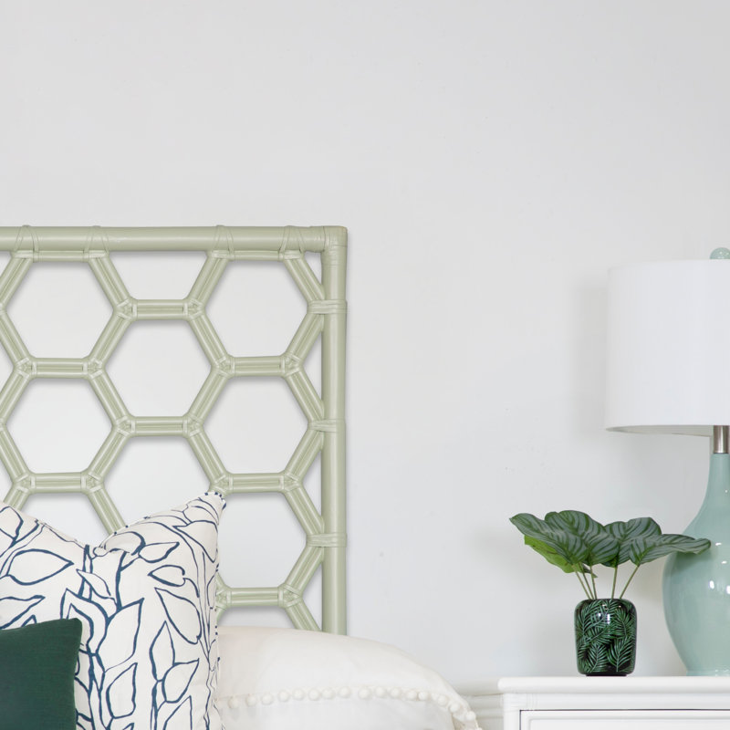 Honeycomb Standard Bed, King, Celery Green