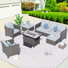 RattanStar Outdoor PE Wicker Furniture Set 6 Pieces Patio Black Rattan –  rattanstar