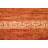 Orange Gabbeh  Wool Runner Rug 3x9