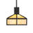 16" Square Mission Prime Pendant