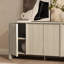 Buffet en chêne blanchi 60 po Novara (4 portes)-2086997246