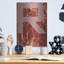 «Red Marble 03» par Typelike, art mural en métal-599845522