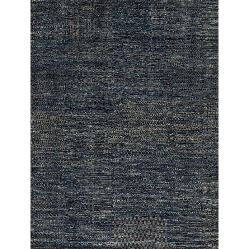 Mystique Hand Knotted Wool Area Rug, Rectangle 4' x 6'