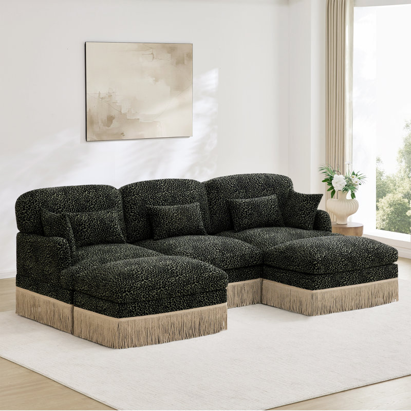 Canapé Comfy, H 34,6 po x l 100,3 po x l 55,4 po, Vert