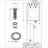 Sink Top Waste Disposal Air Switch and Dual Outlet Control Box, Flush Button-86710090