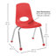 Chaise de classe empilable avec glissières à billes-83531677-128767878-128767874